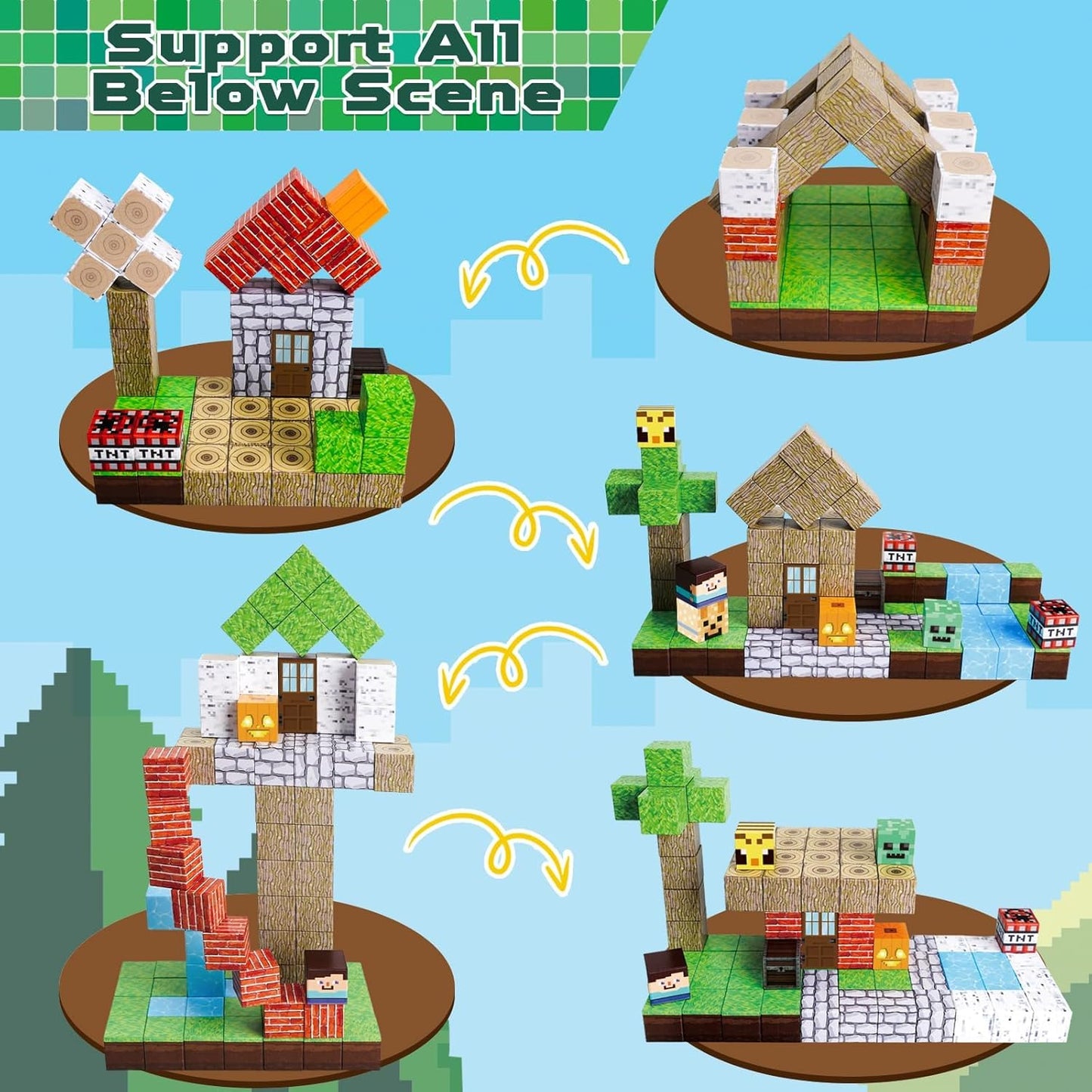 Funstem™ Magnetic Building Blocks