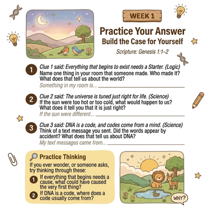 Apologetics Workbook for Kids
