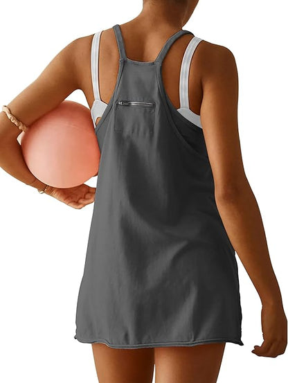 Sonaura™ Oversized Mini Romper Dress
