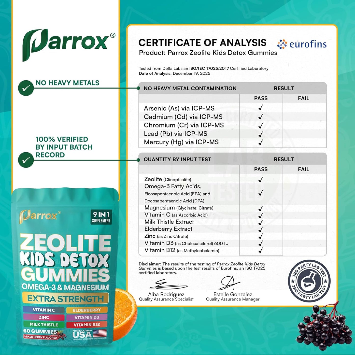 Parrox Kids Daily Wellness Gummies