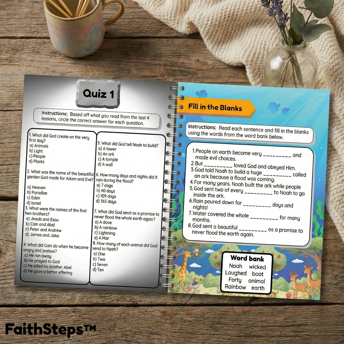 FaithSteps™ Kids 52 Week Faith Workbook
