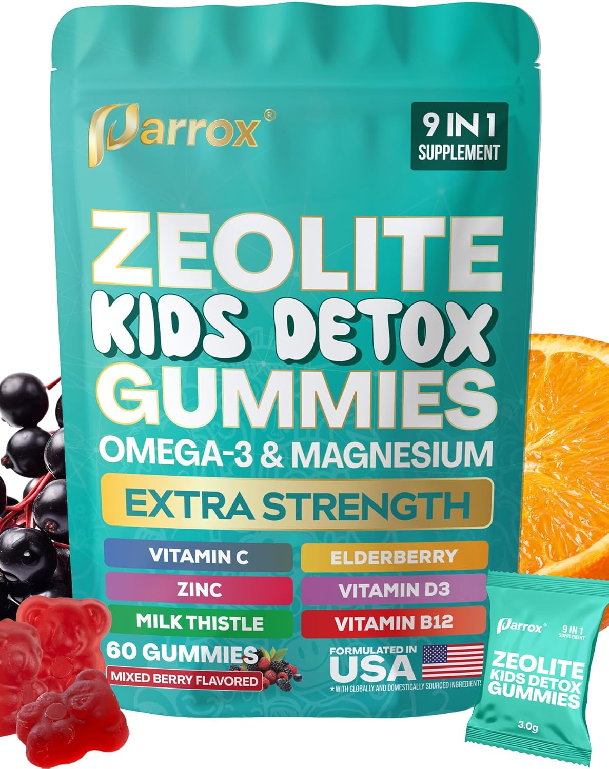 Parrox Kids Daily Wellness Gummies